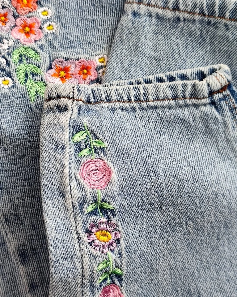 Calça Jeans Florzinha  - 2