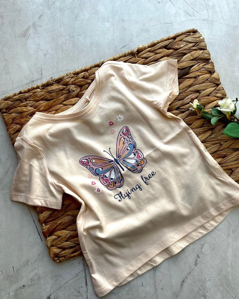 Blusa Borboleta Colorida  - 1