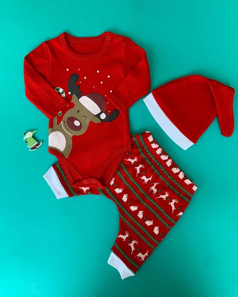 Conjunto Baby De Natal  - 1