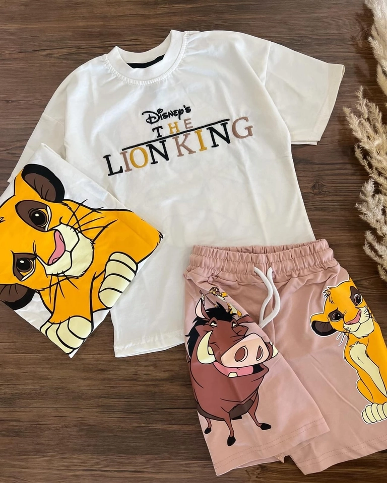 Conjunto Verão Simba e Sua Turma  - 1