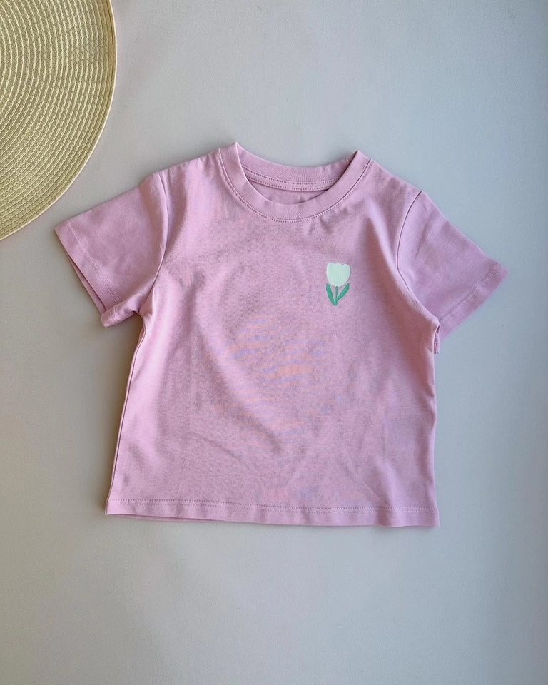 Kit 3 Blusas Cropped Rosas - 2