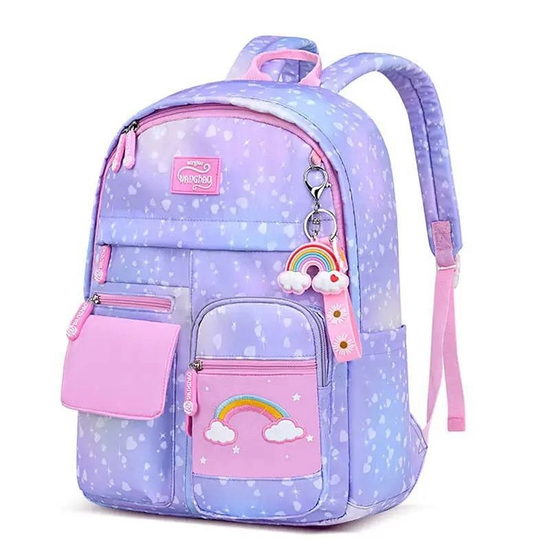 Mochila escola arco-íris  - 2