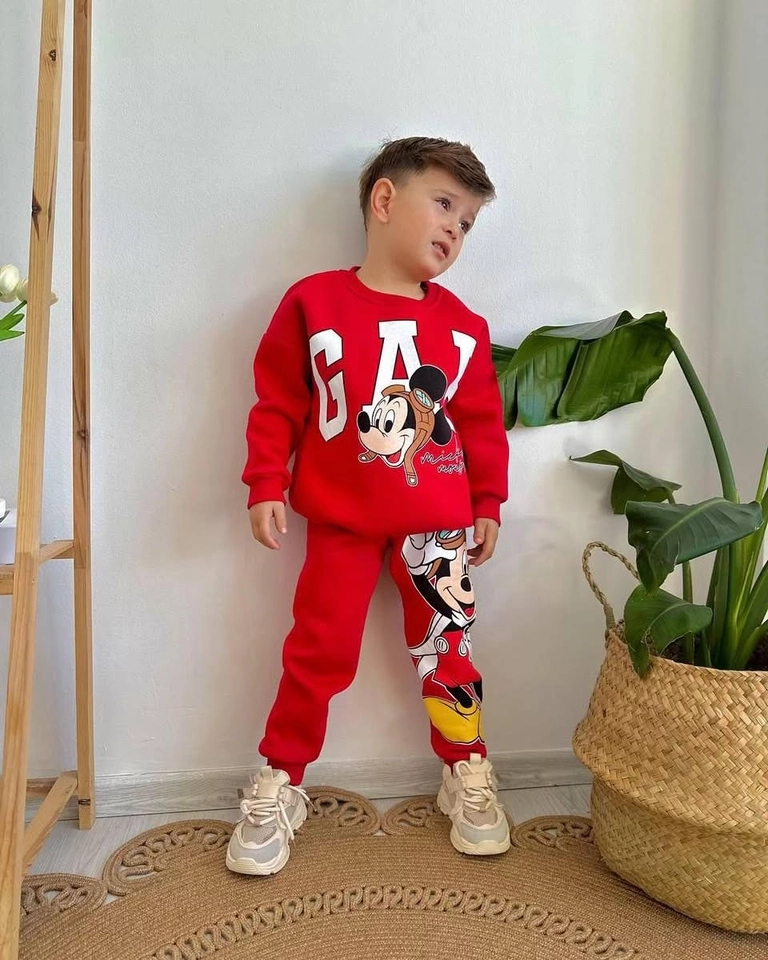 Conjunto Moletom GAP Vermelho  - 3