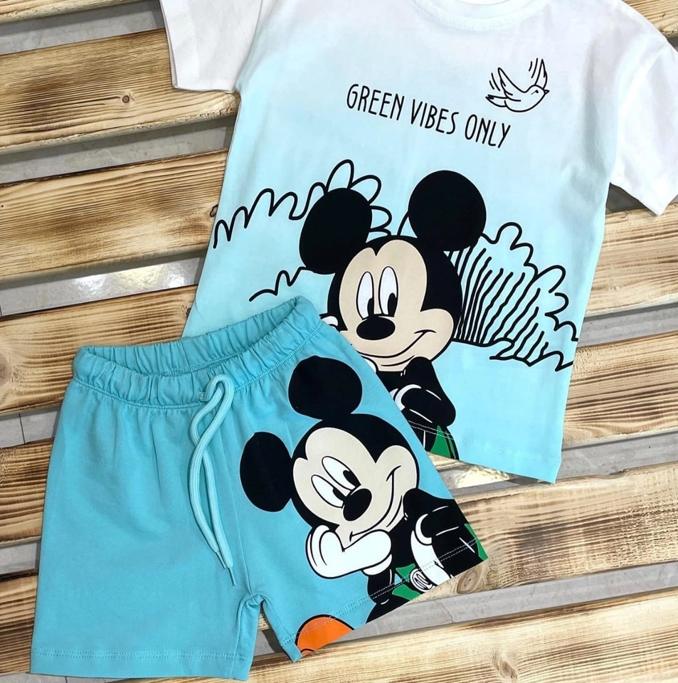 Conjunto Moletom Mickey Blue Baby - 3