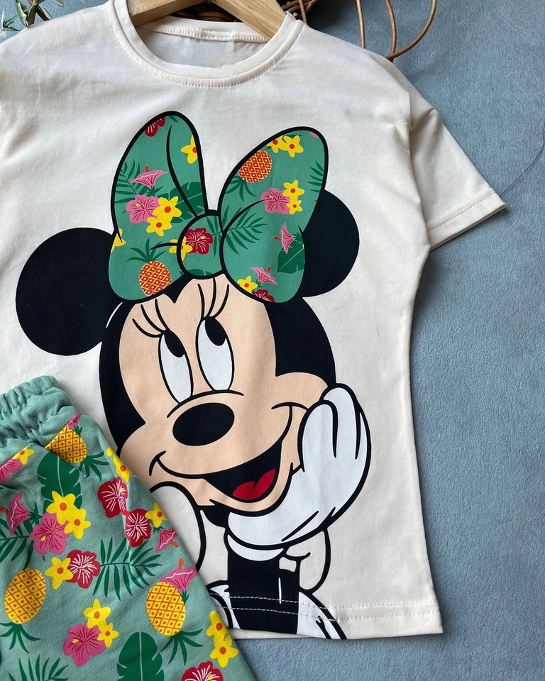 Conjunto Verão Minnie Salada de Frutas  - 2