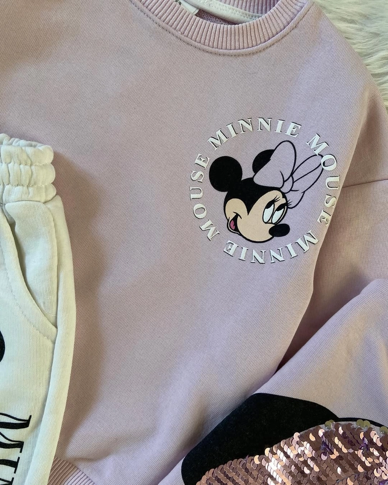 Conjunto moletom Minnie glitter  - 7