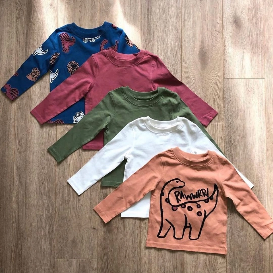 Kit 5 Blusas Manga Longa  - 1