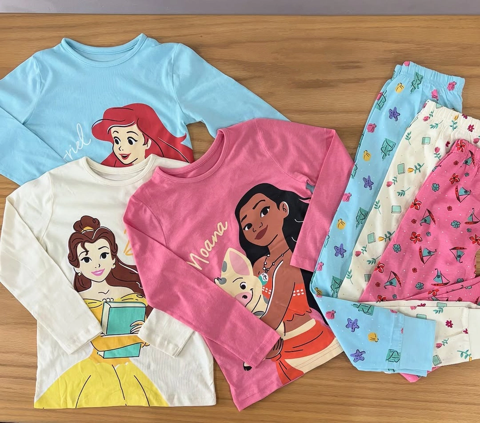 Conjunto pijama princesas 