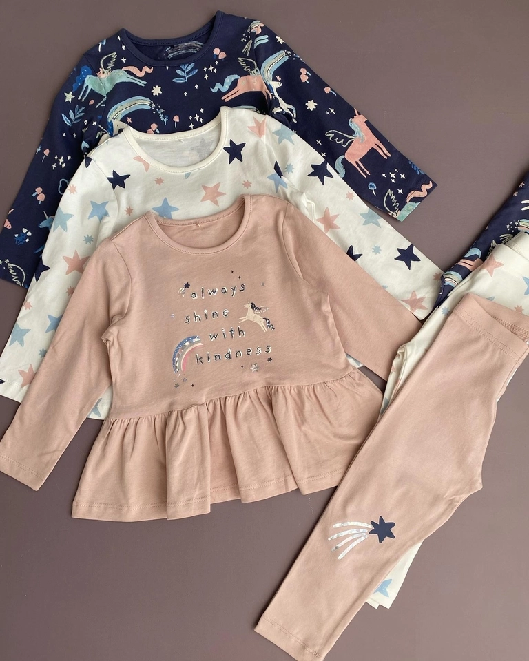 Kit 3 Conjunto Menina - 1