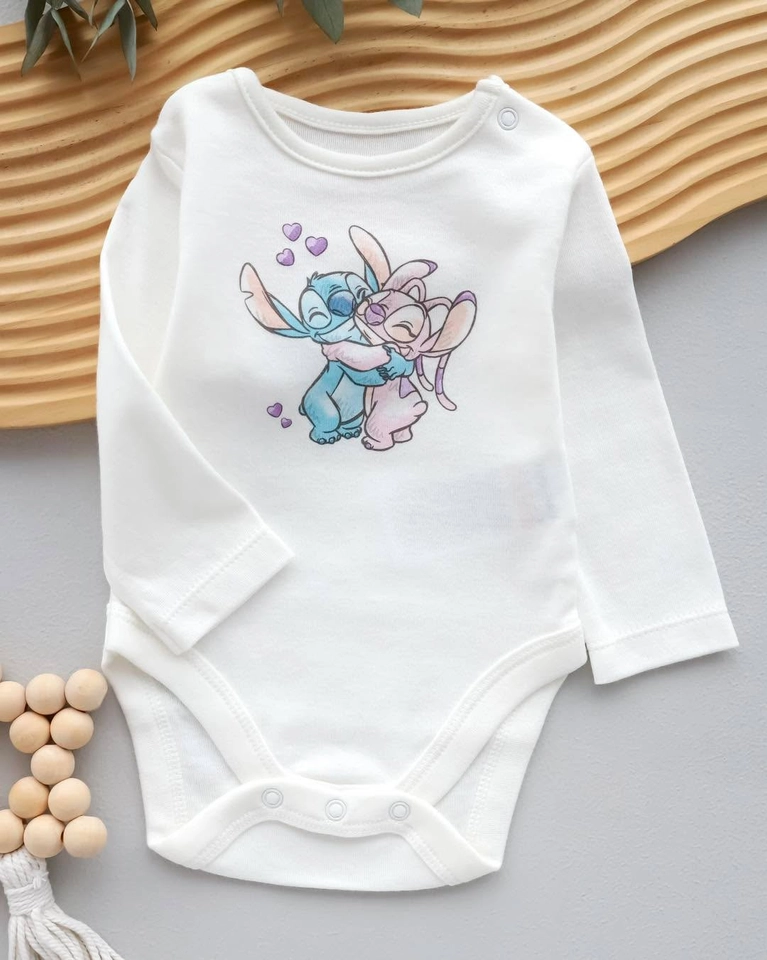 Kit 4 body manga longa Stitch  - 5