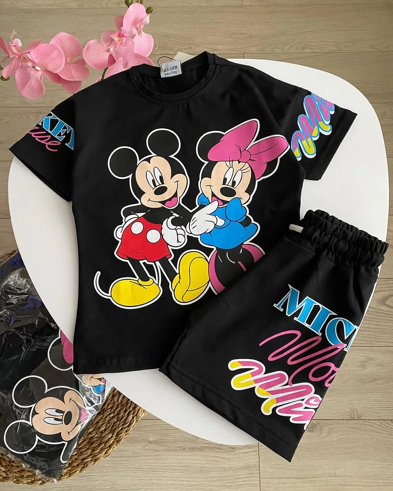 Conjunto de verão Disney Black  - 1