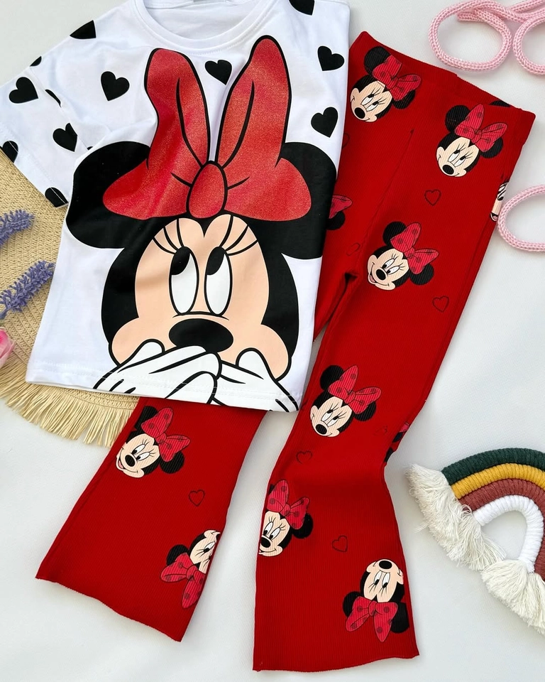 Conjunto verão Minnie red - 4
