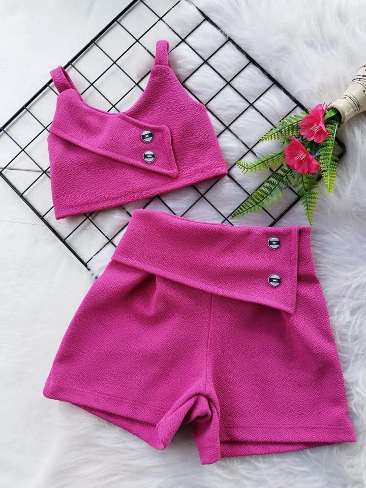Conjunto Rosa Chiclete  - 1