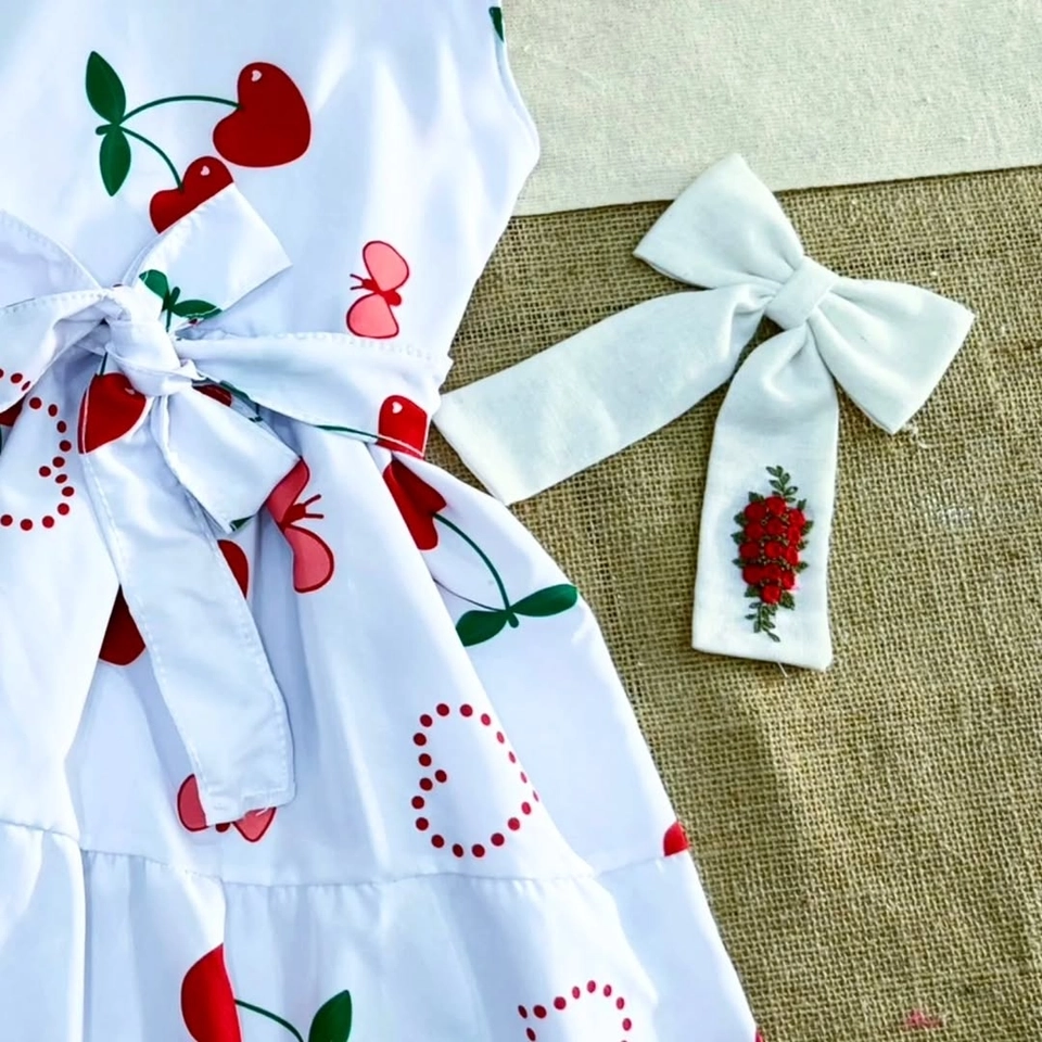 Vestido Cereja Vermelha - 2