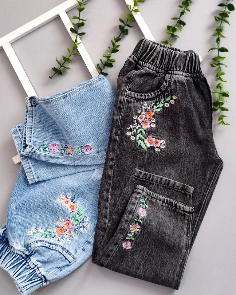 Calça Jeans Florzinha  - 3