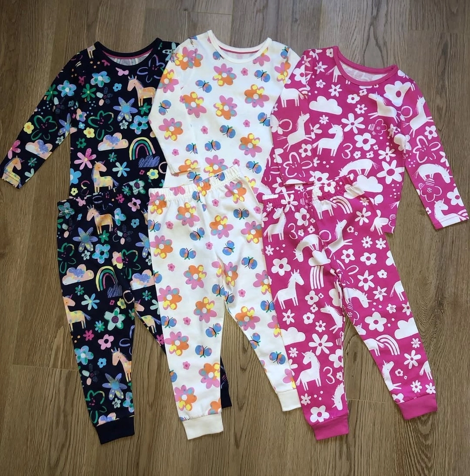 Kit 3 Pijamas Unicórnio  - 1