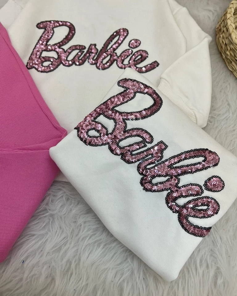 Conjunto Moletom Barbie Glitter  - 2