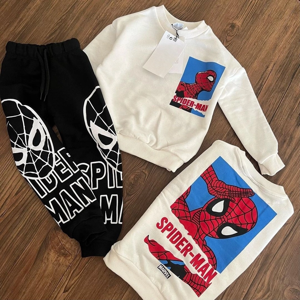 Conjunto Moletom Homem Aranha Black - 1