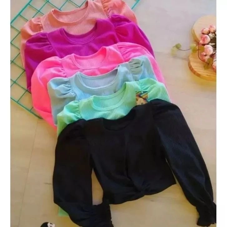 Mini blusa Manga Longa  - 1