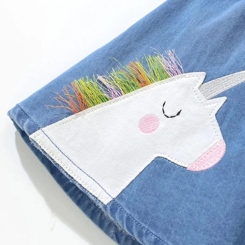 Saia Jeans Unicórnio - 3