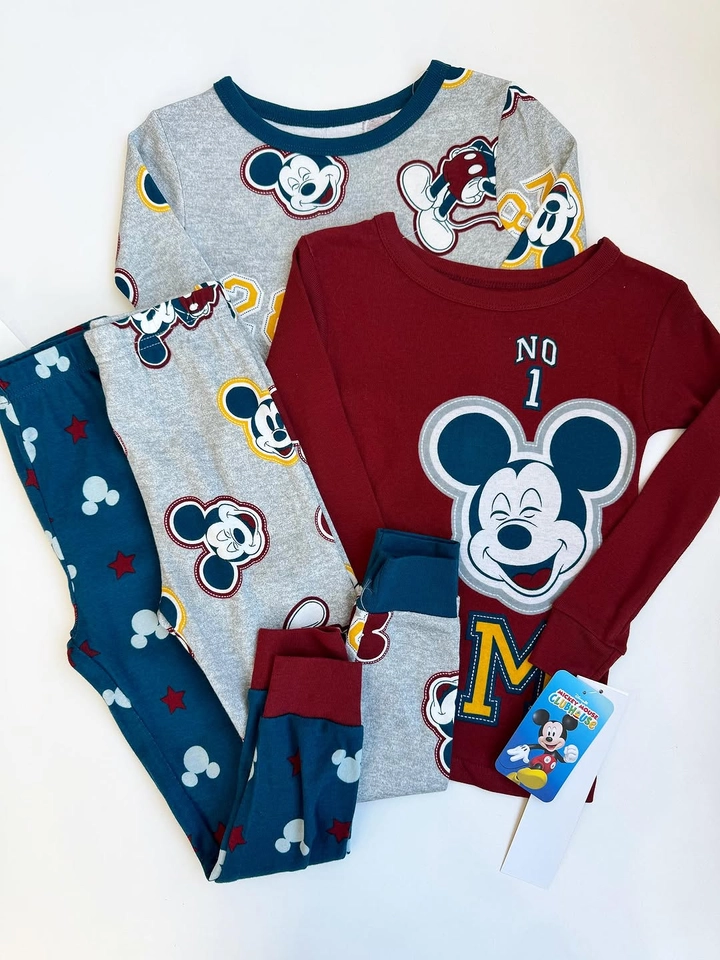 Kit 2 pijamas Mickey  - 1