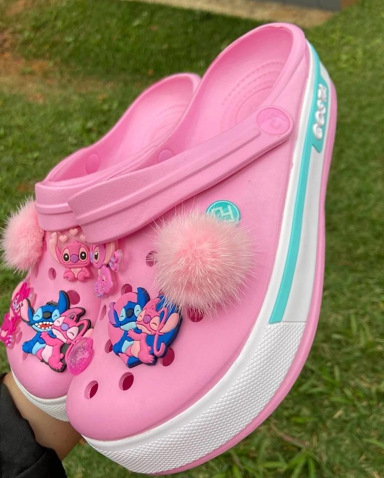 Crocs Stitch Rosa - 2
