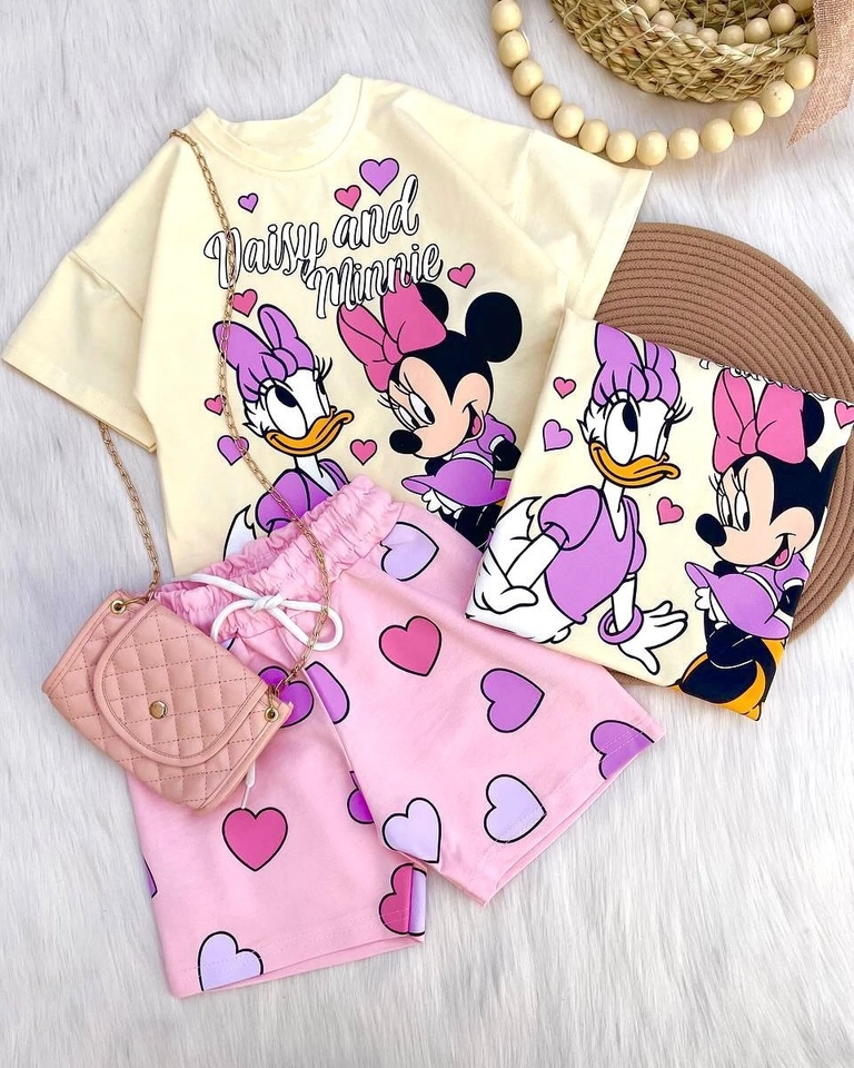 Conjunto verão Minnie e margarida - 3