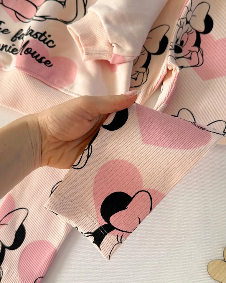 Conjunto inverno Minnie rosa bebe - 2