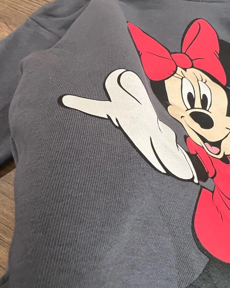 Vestido Moletom Minnie  - 2