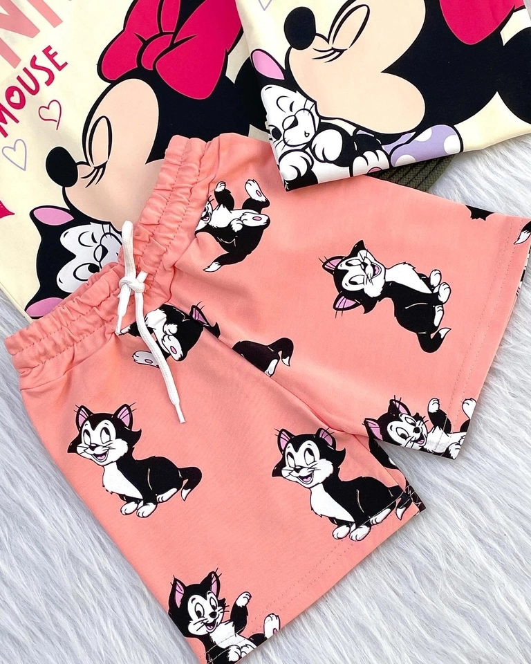 Conjunto Verão Minnie Gatinho  - 4