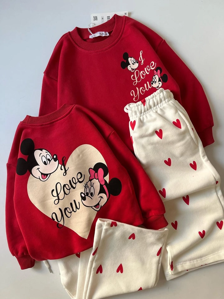 Conjunto moletom Minnie love - 1