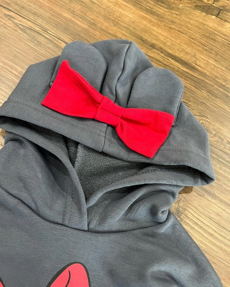 Vestido Moletom Minnie  - 3