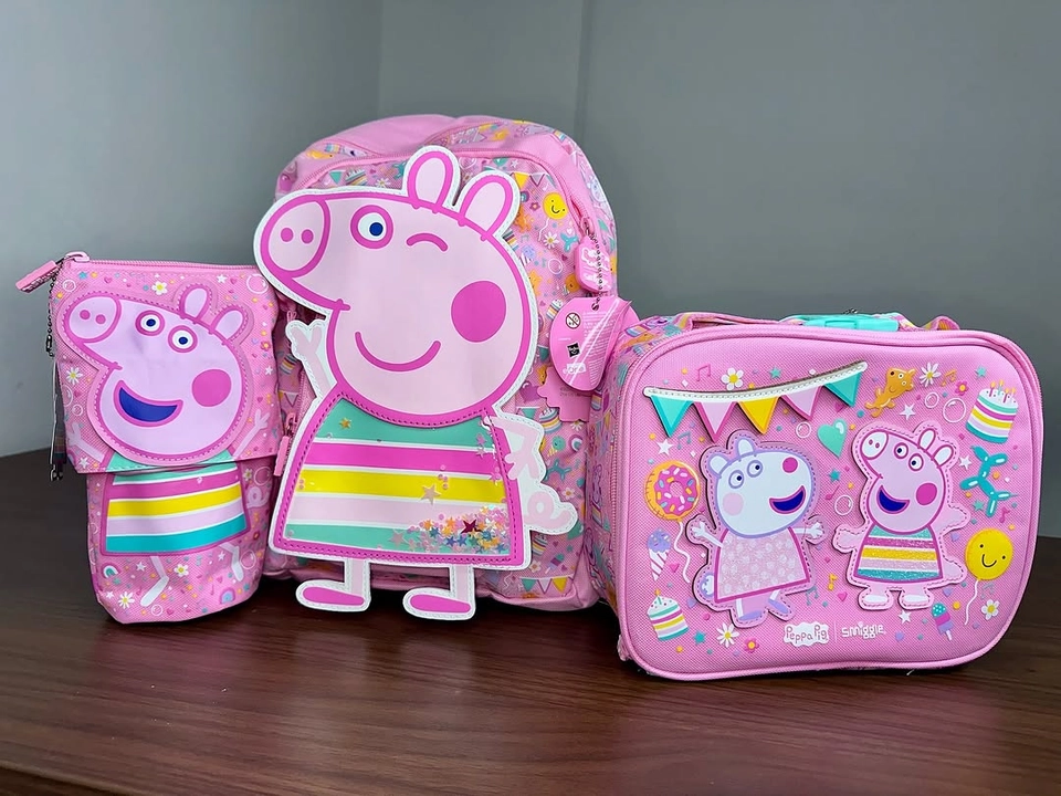 Kit mochila escolar 3 peças Peppa  - 2
