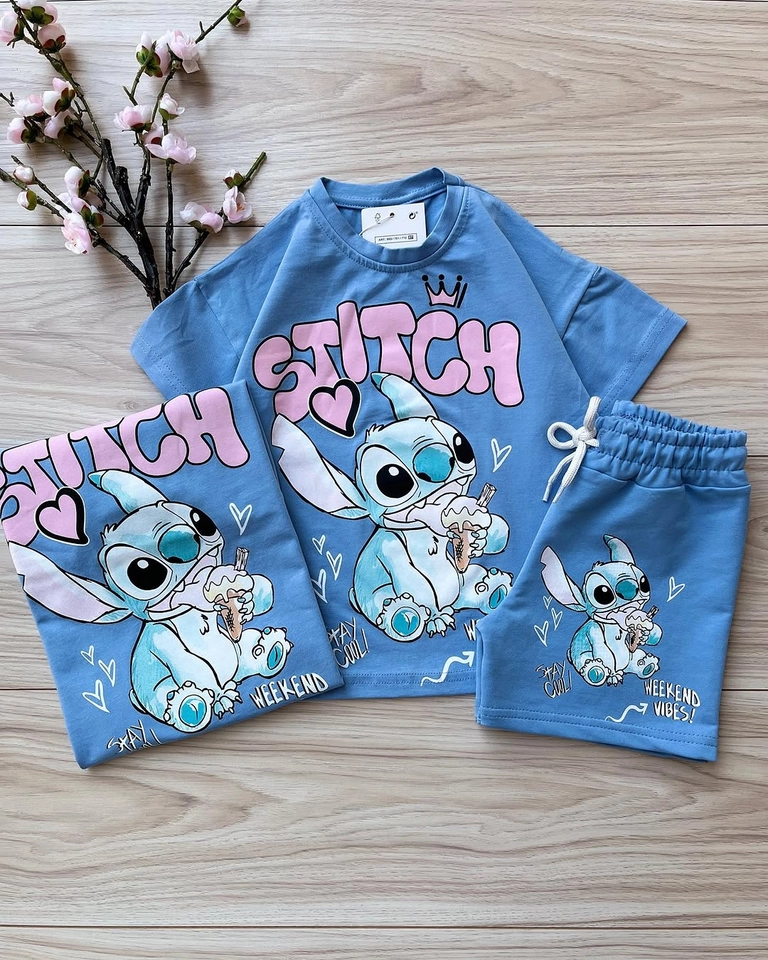 Conjunto verão Stitch  - 4