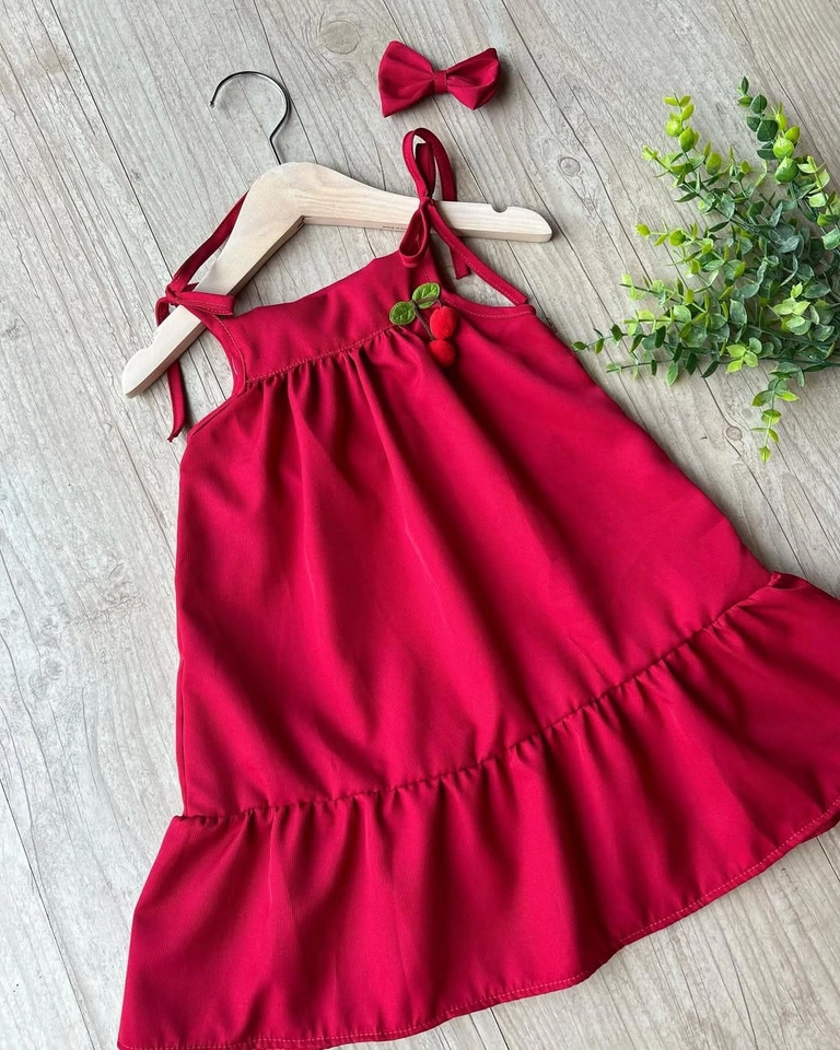Vestido cereja  - 2