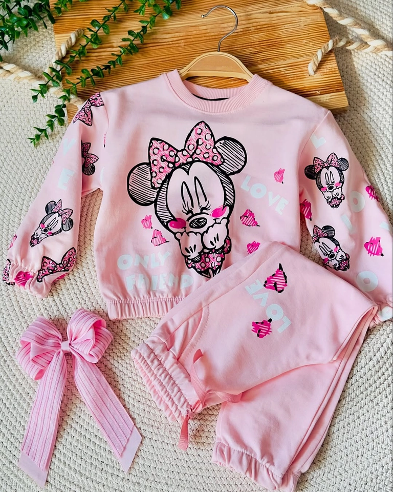 Conjunto moletom Minnie  - 1
