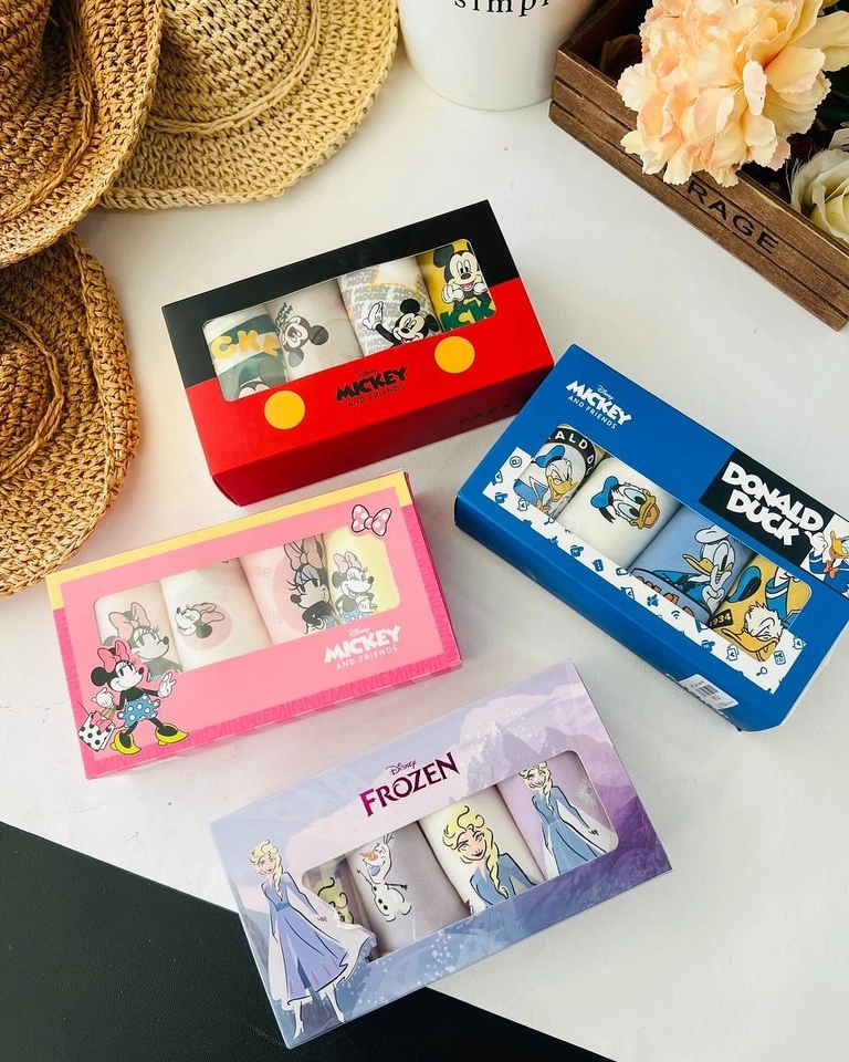 Kit 4 Cuecas Box Pato Donalds  - 5
