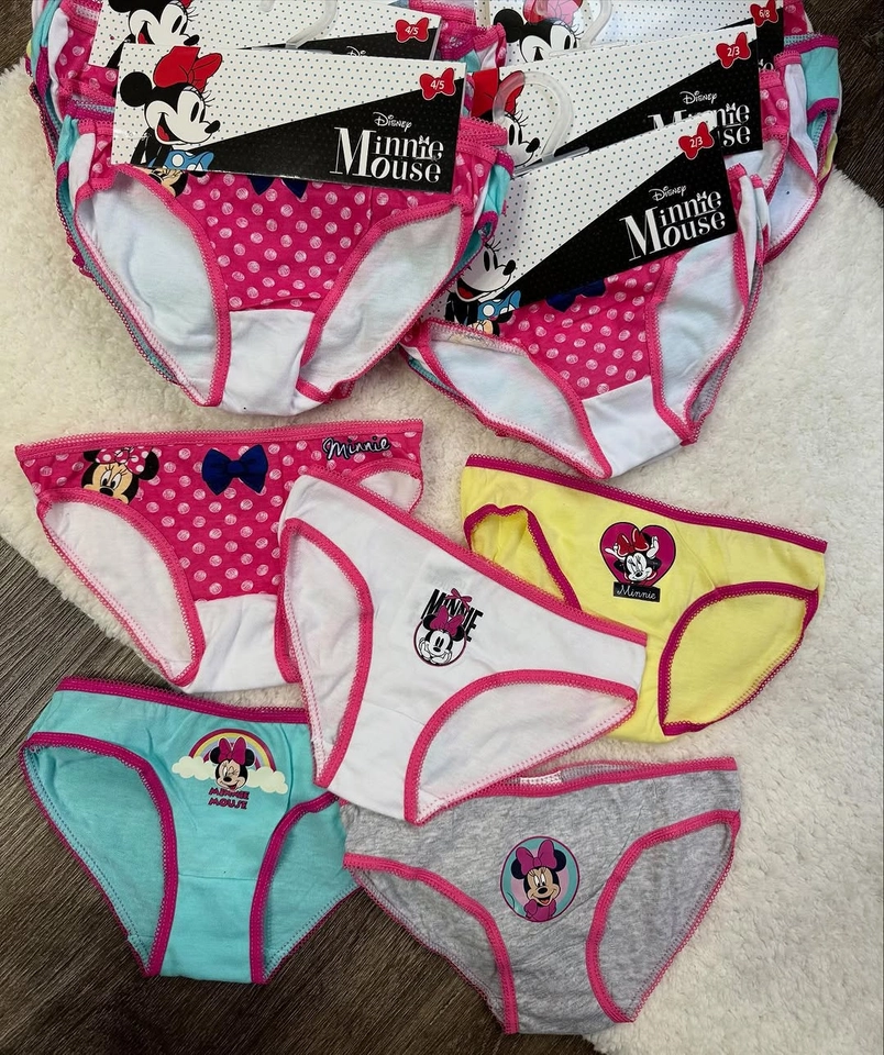 Kit 5 calcinhas Minnie 