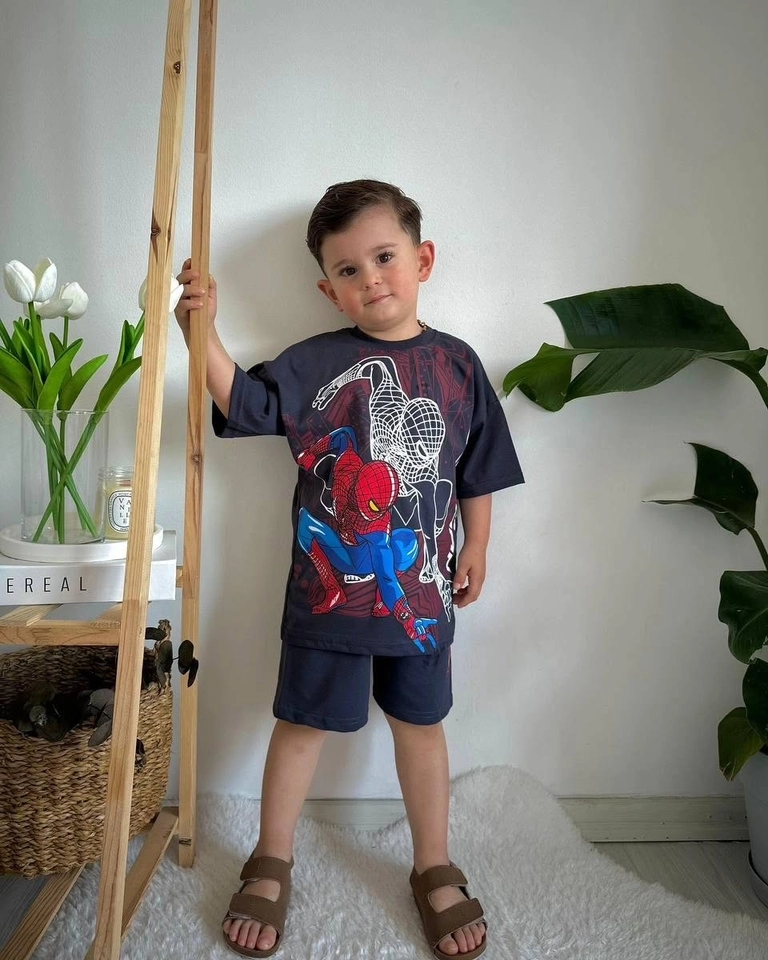 Conjunto Verão Homem Aranha  - 2