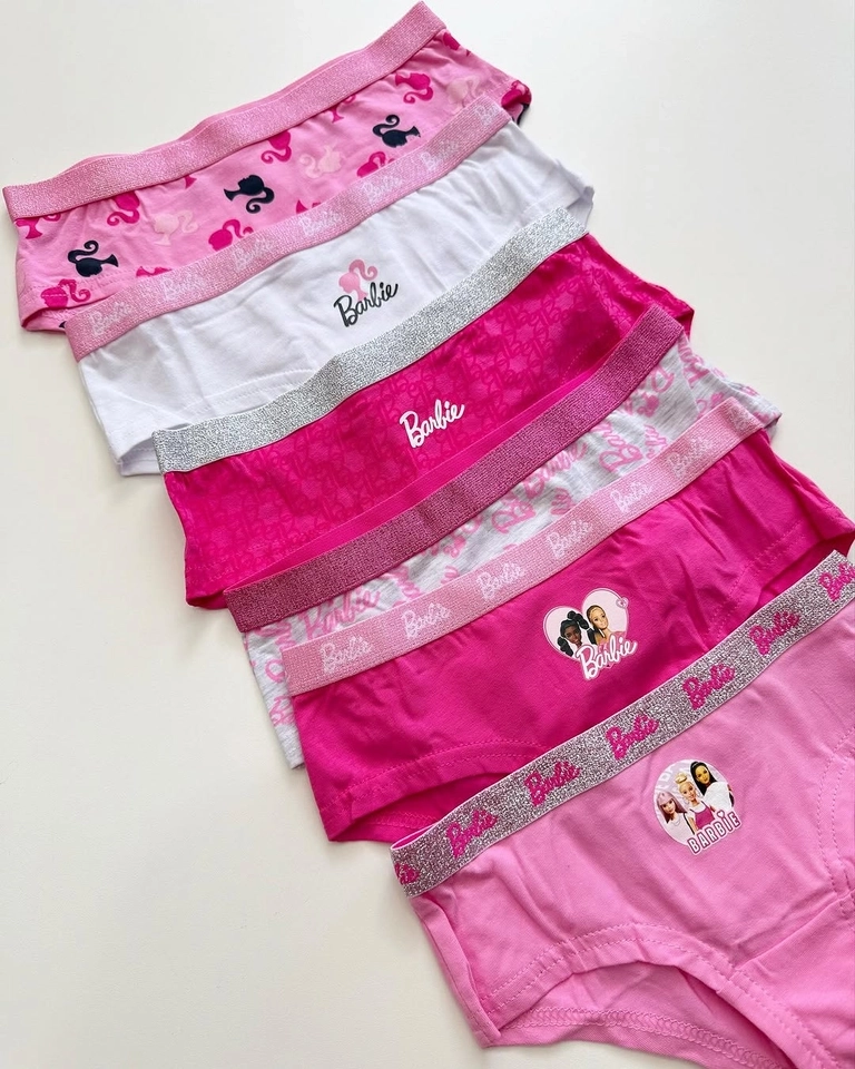Kit 6 Calcinhas Barbie  - 1