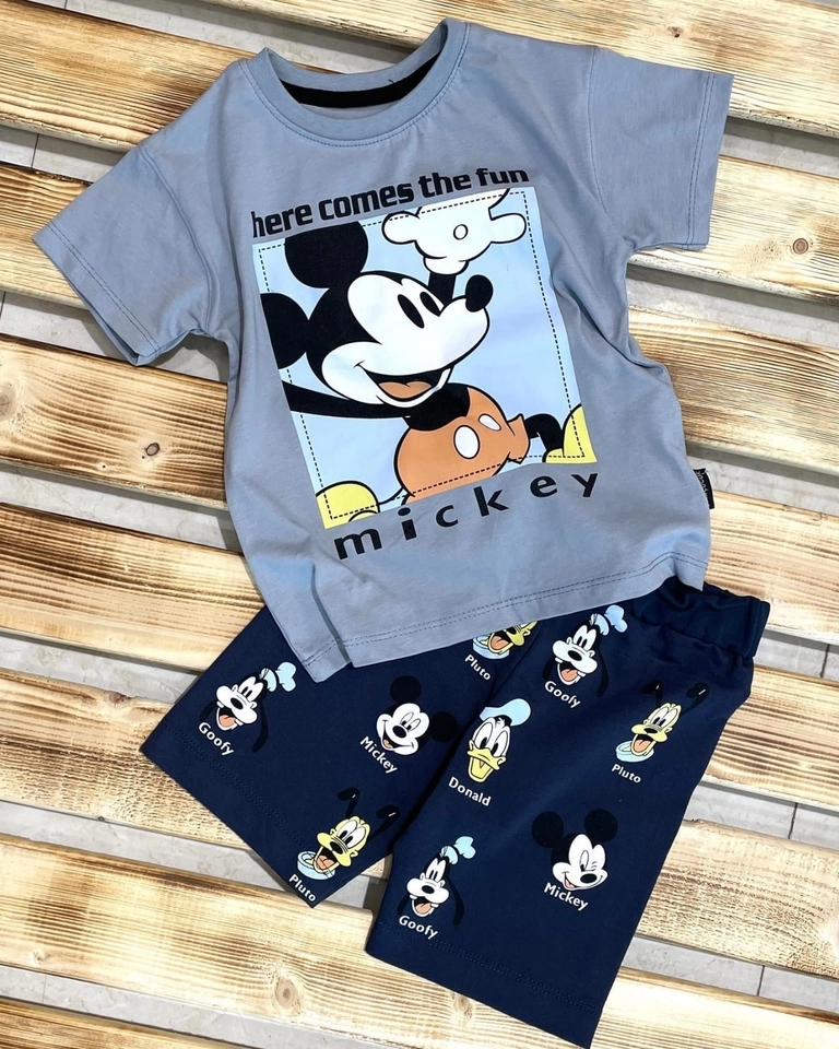 Conjunto Verão Mickey Here Comes - 1