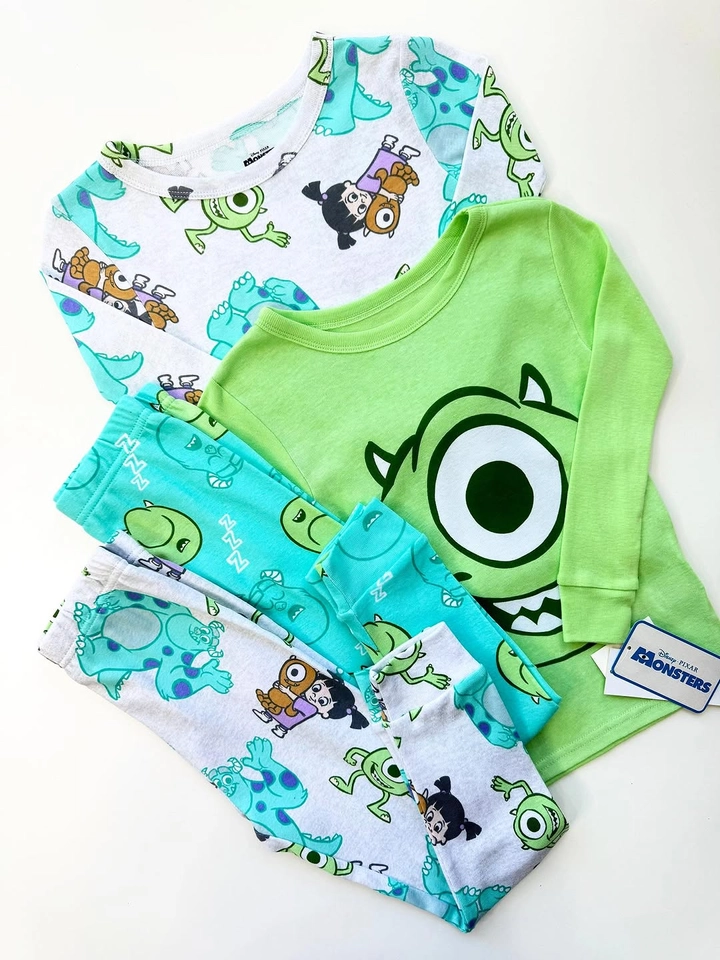 Kit 2 pijamas monstros S.A - 1