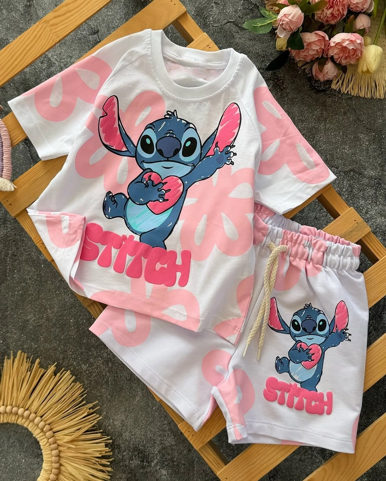 Conjunto verão Stitch  - 1