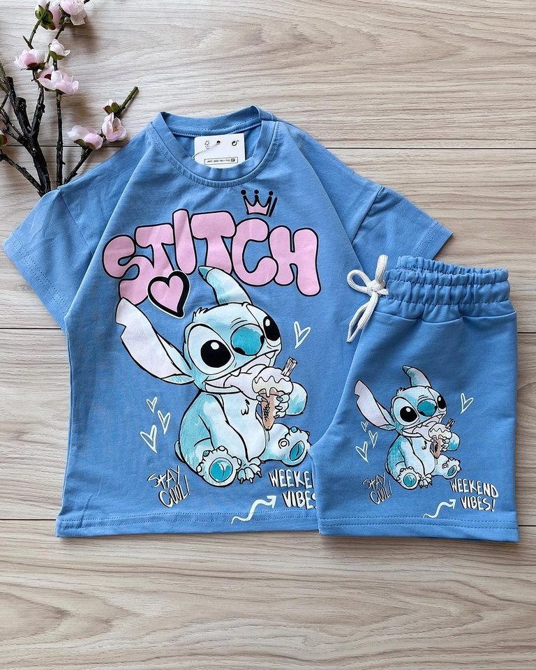 Conjunto verão Stitch  - 1