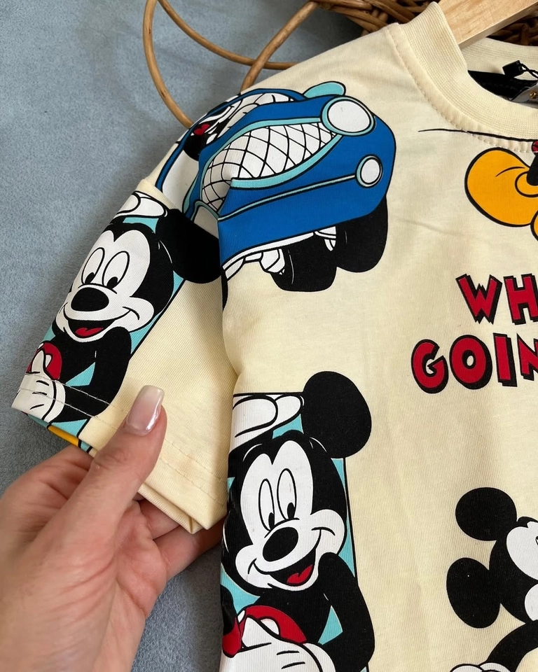 Conjunto Verão Mickey Amarelo  - 4