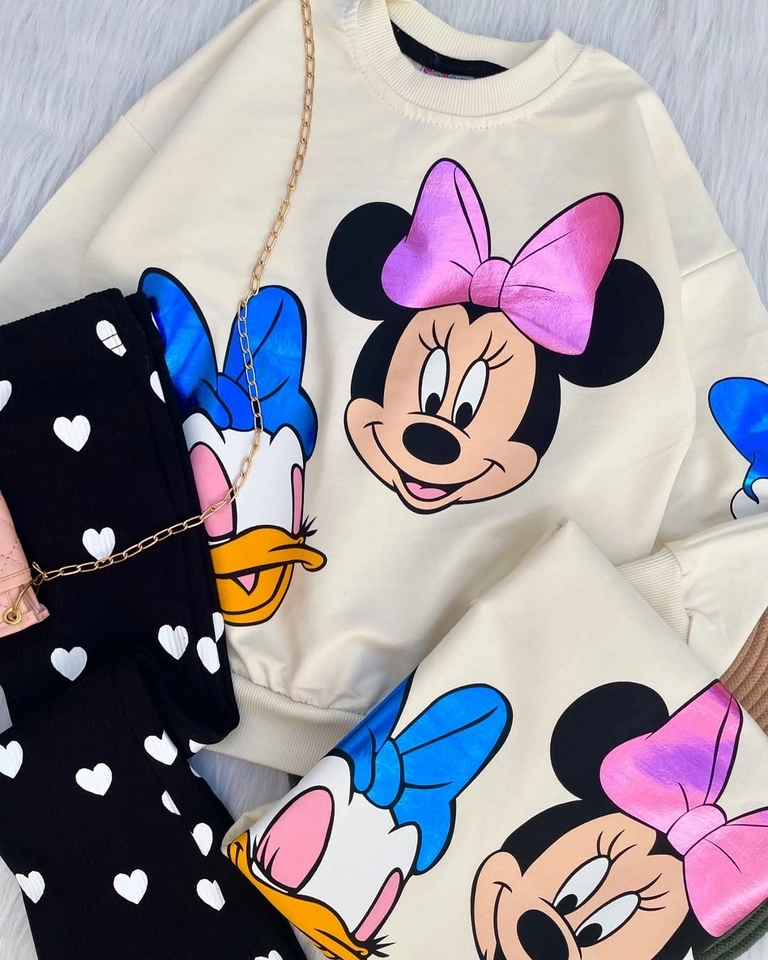 Conjunto Moletom Minnie  - 2