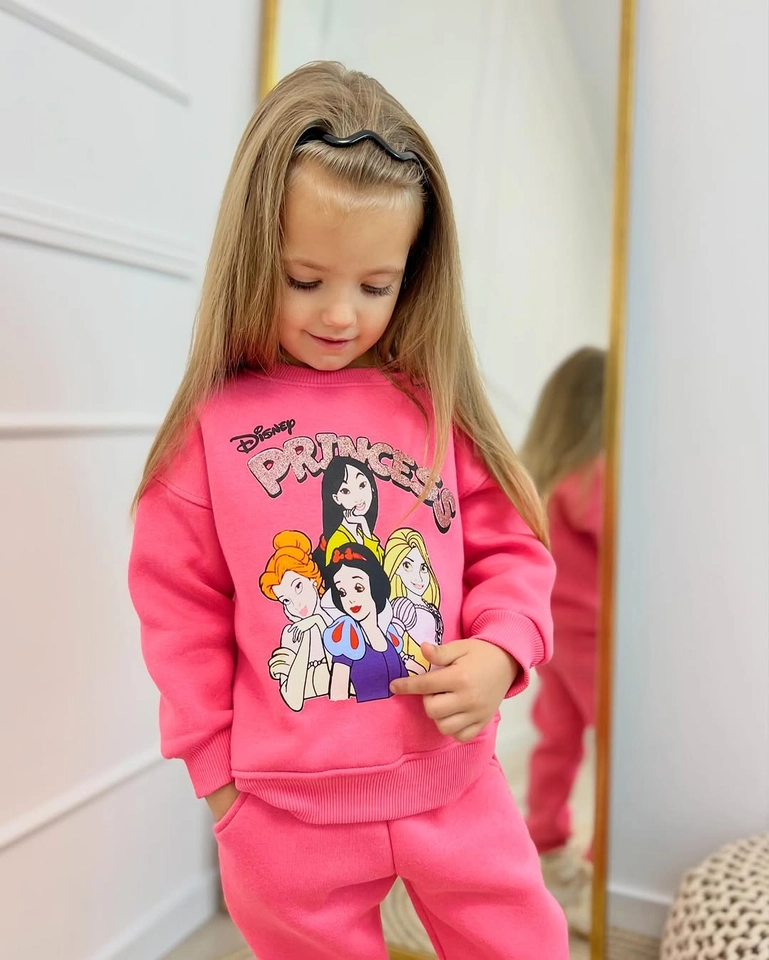 Conjunto inverno princesas pink  - 2