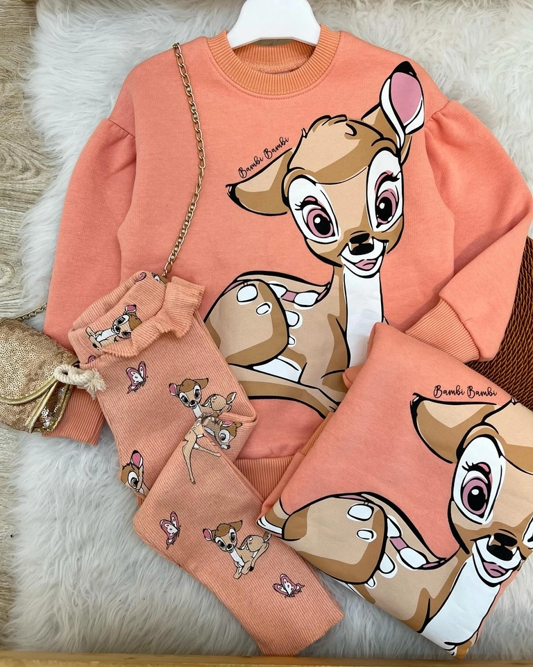 Conjunto Bambi Laranja  - 1