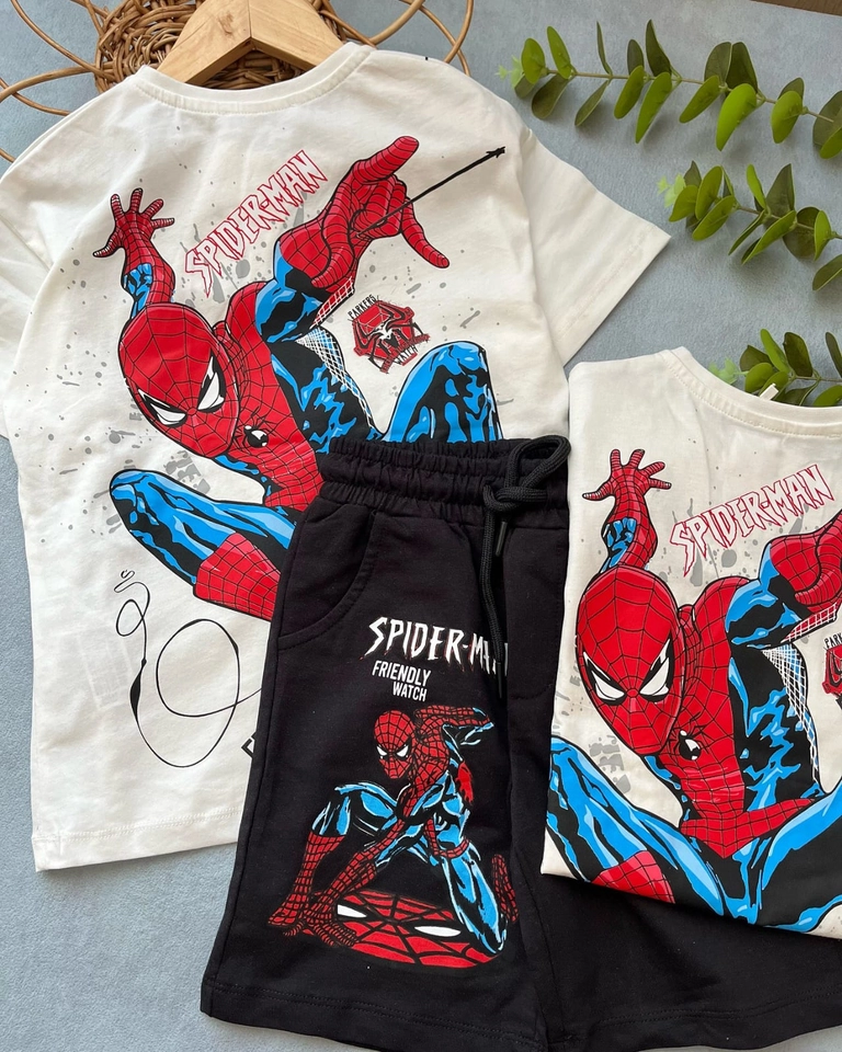 Conjunto de verão homem aranha  - 4