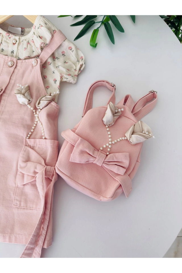 Kit vestido floral+ bolsa  - 5